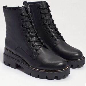 NWT Sam Edelman Black waterproof Garret leather boots 9